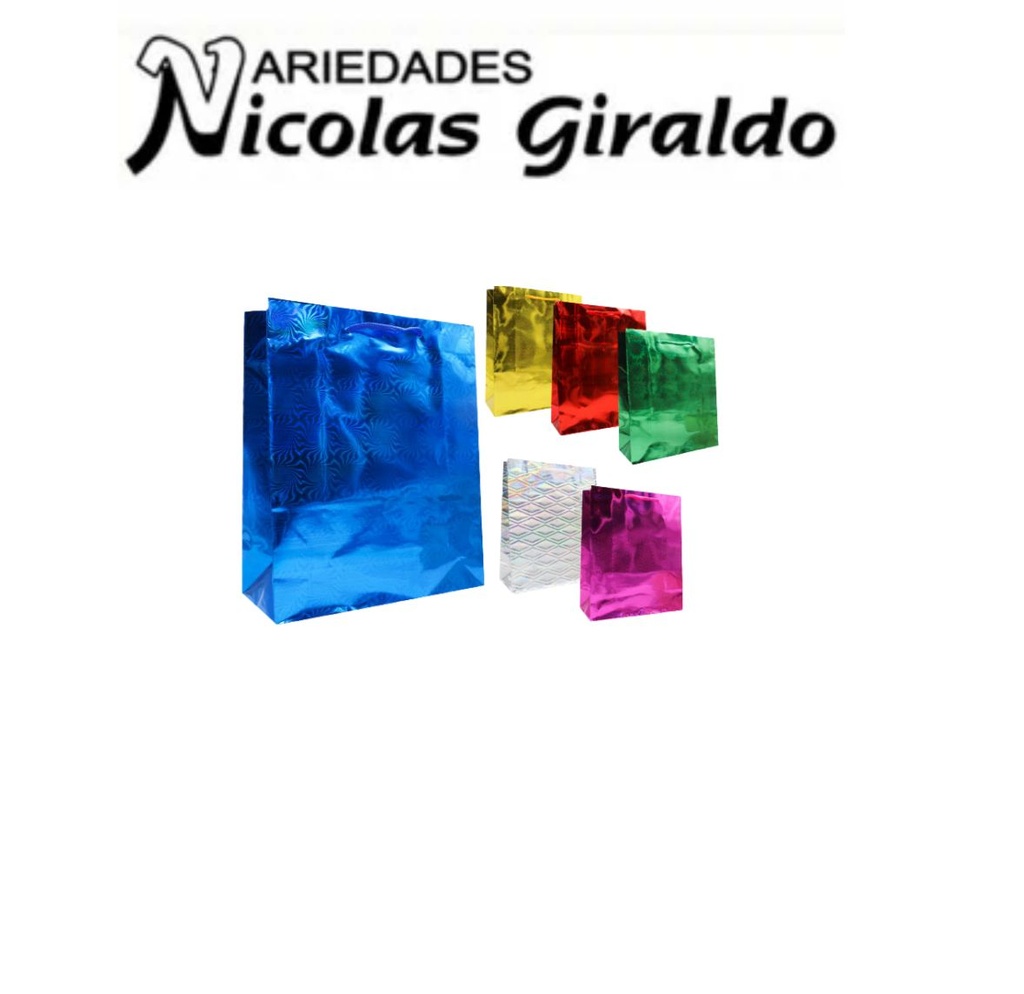 [CNG-022] Bolsa regalo tornasol grande 32x45 pqtx12