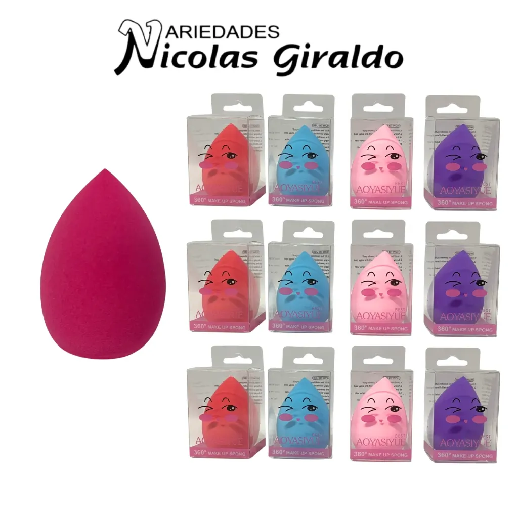 [CNG-028] Pomo maquillador gota en acetato PQT X12