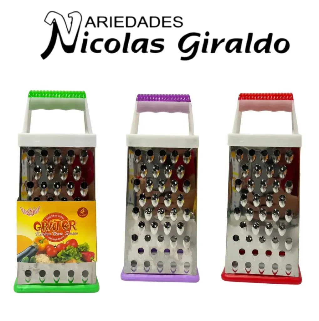 [CNG-030] Rallador 4 caras metal fino 24CM 