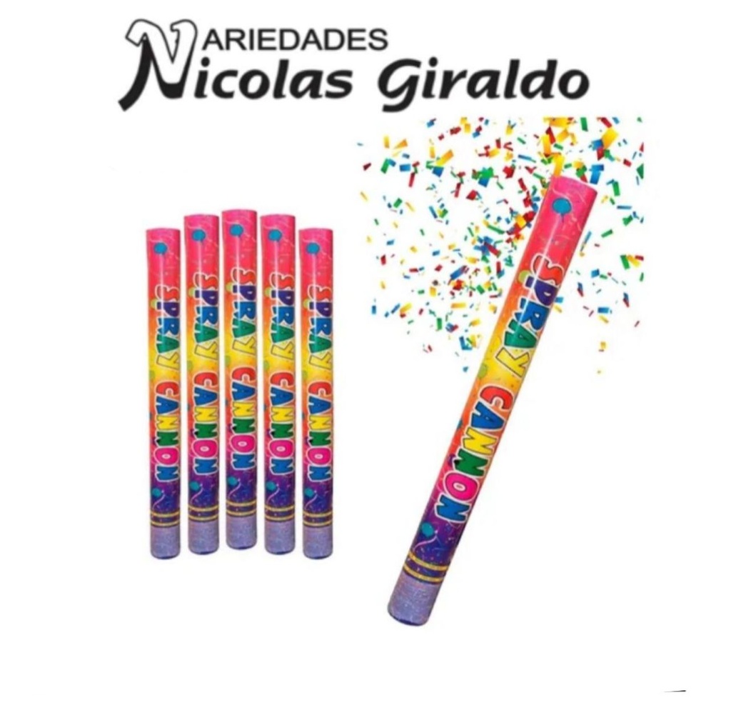 Lanza confety x40 grande 