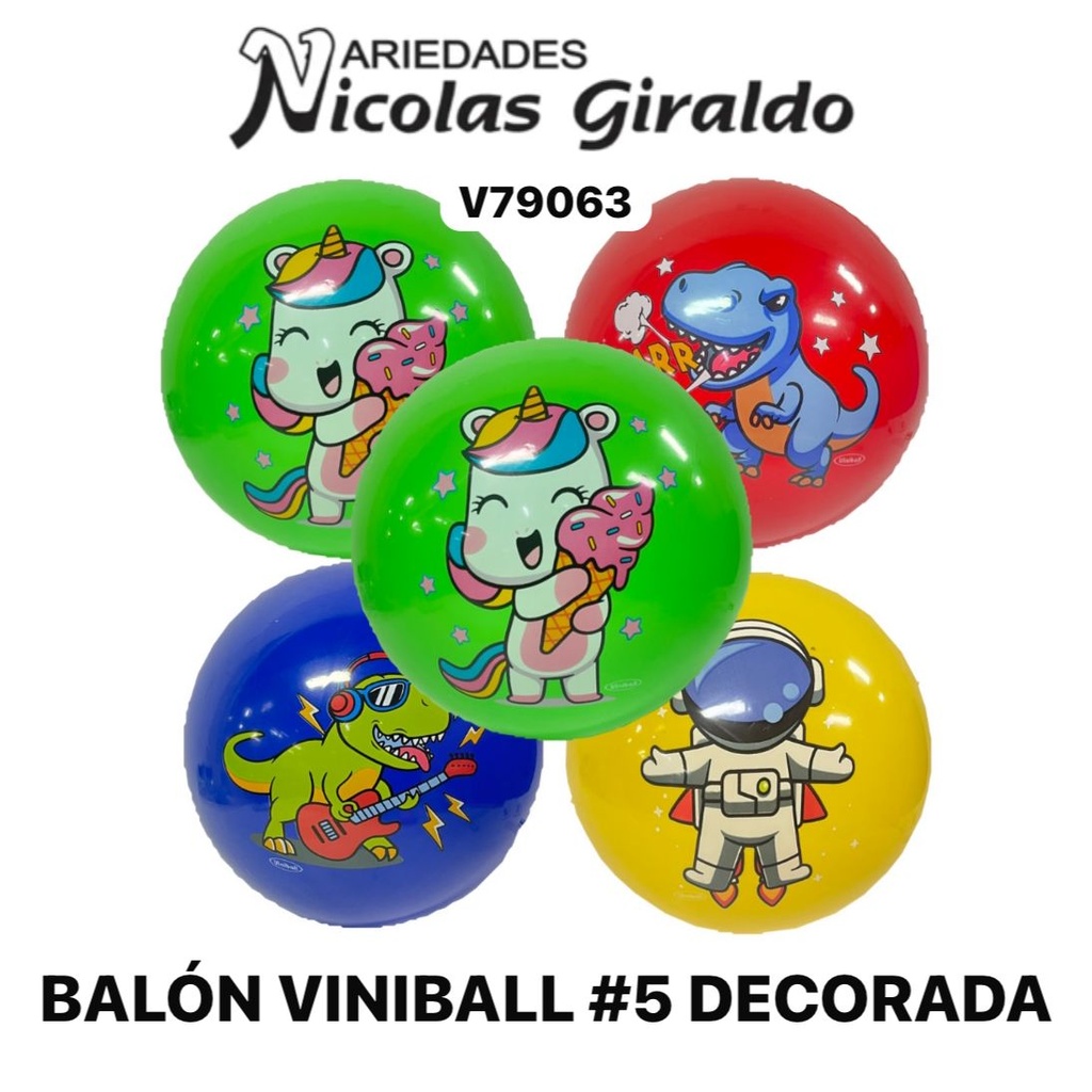Balon viniball #5 decorada