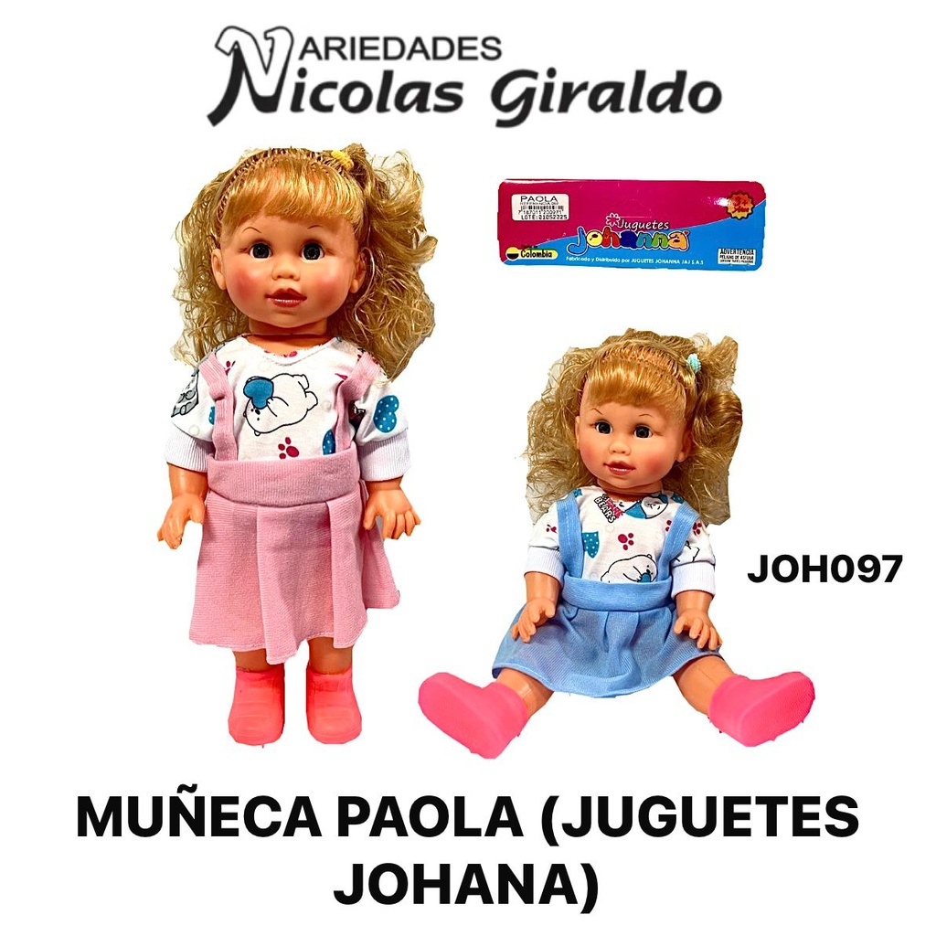Muñeca paola (juguete johana)  