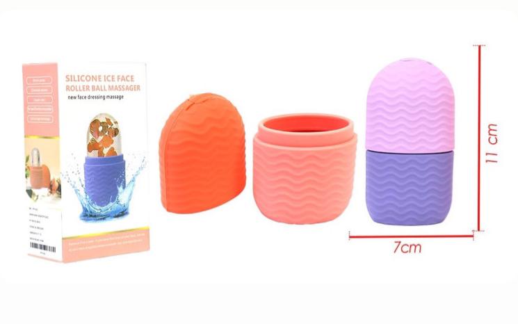 Molde silicona para masaje facial hielo