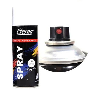 Pintura en aerosol 400ml blanco brillante 