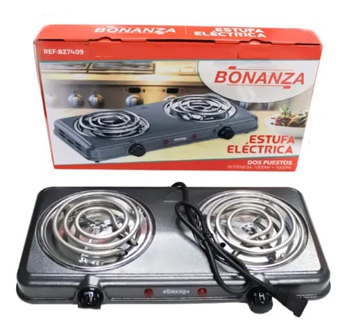 [BZ7409] Estufa electrica bonanza 2 puesto 