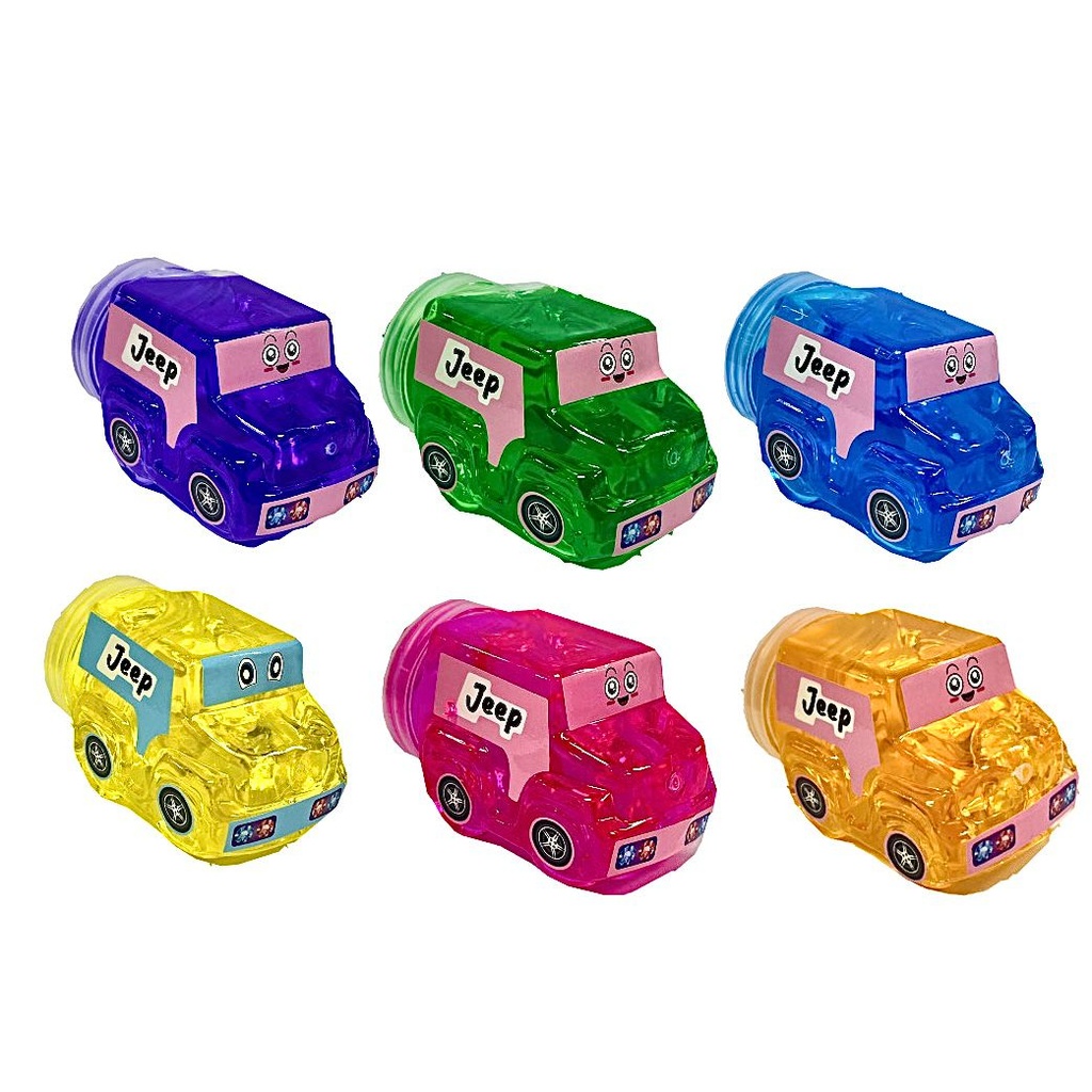 Slime tarro mediano forma carro 