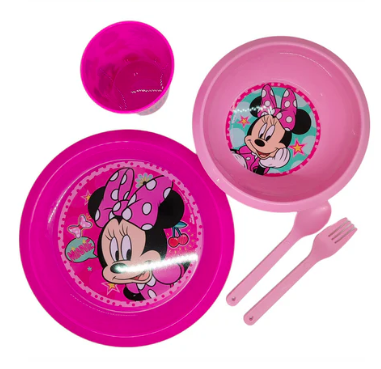 Vajilla personajes wantu minnie star 
