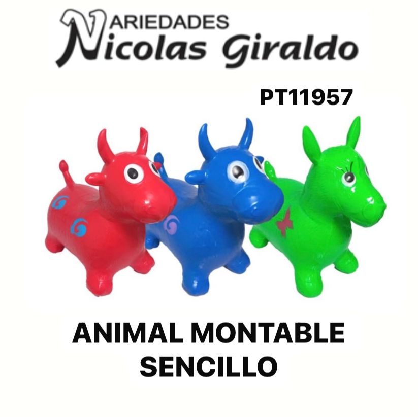 Animal montable sencillo 