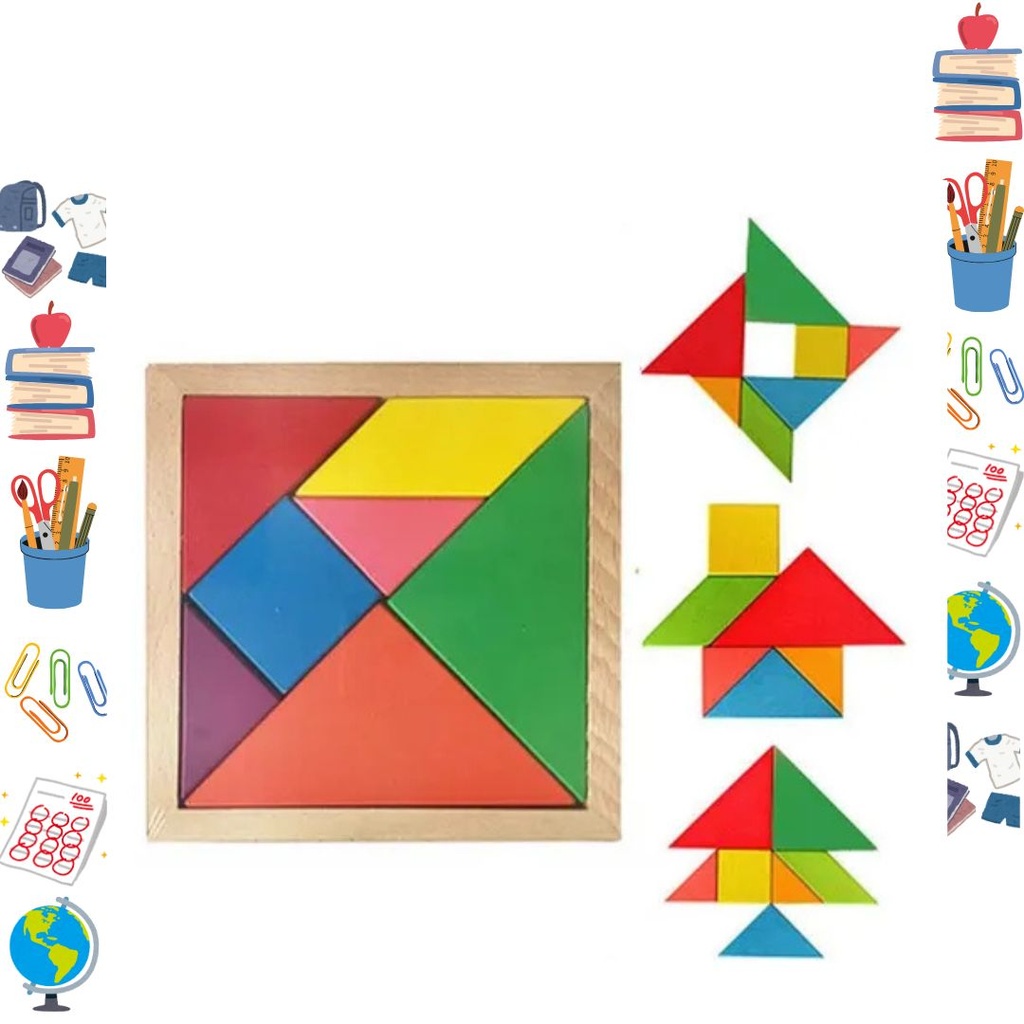 Didactico madera tangran mini 