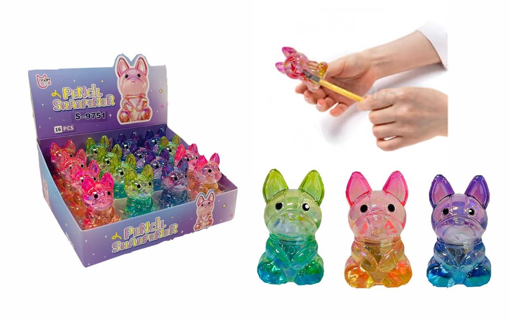 Sacapuntas perro caja x16