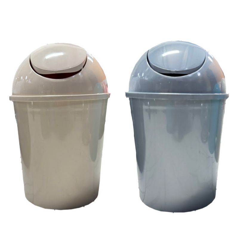 Papelera vaiven redonda color bolsa x6 