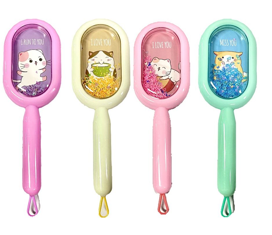 Cepillo peinar infantil figuras ovalado