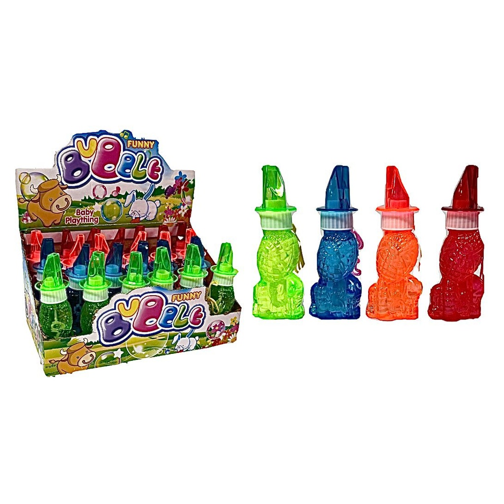 Burbujero pito muñeco caja x24   