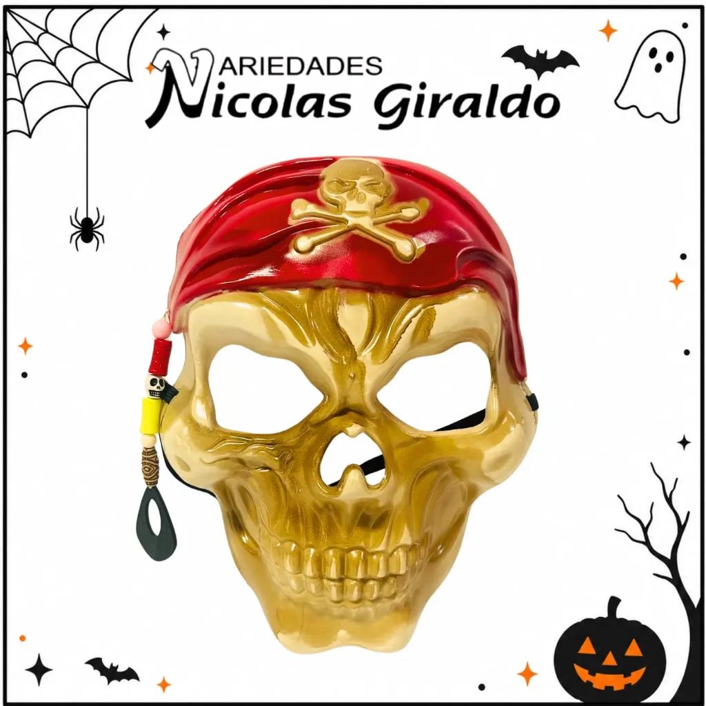 @Mascara Halloween calavera 