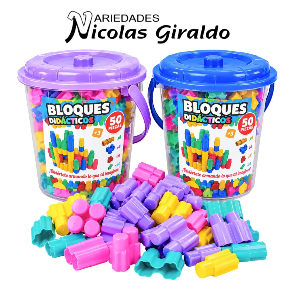 [100656] Armatodo balde x50 piezas grande proyecciones