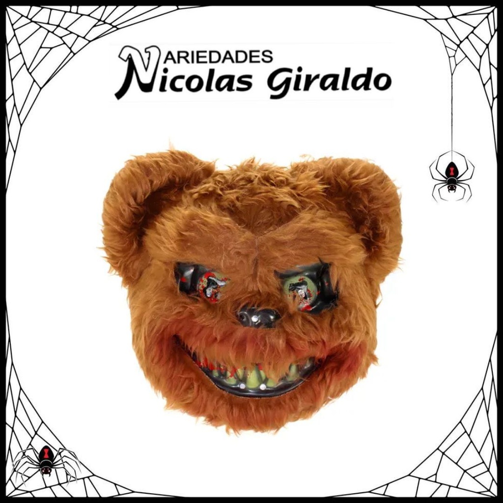 Mascara halloween oso