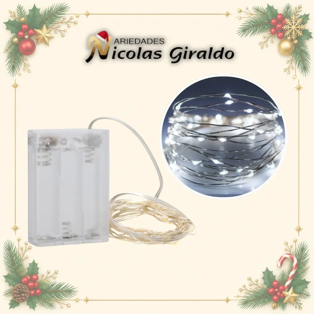 INSTALACION ALAMBRE DE PILA GRANDE X30L LINEAL BLANCA