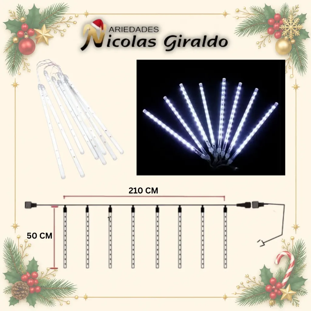 INSTALACION TUBO LED 8X50CM 2.1 MTS BLANCA