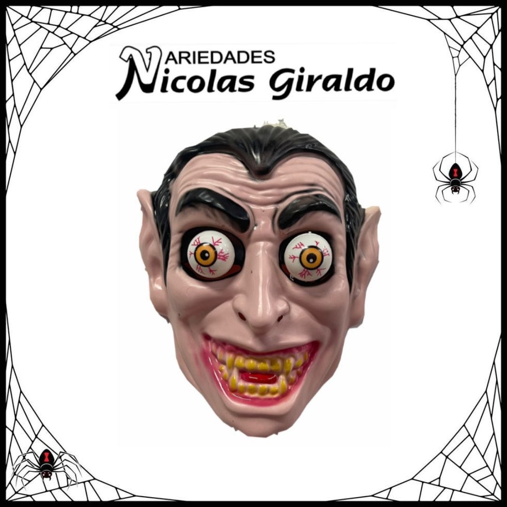 Mascara halloween vampiro ojos disfraz
