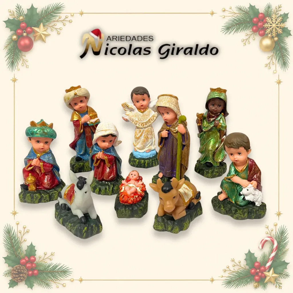[PS910] PESEBRE PLASTICO FINO #24 infantil MUÑEPLAS