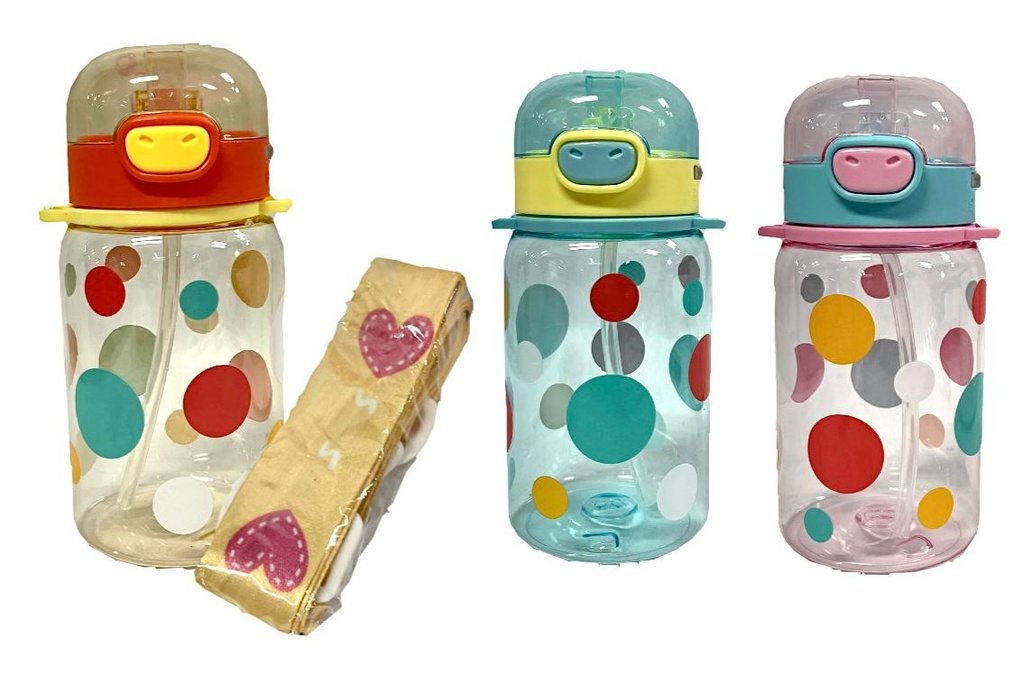 Termo infantil fino estampado 500ml 