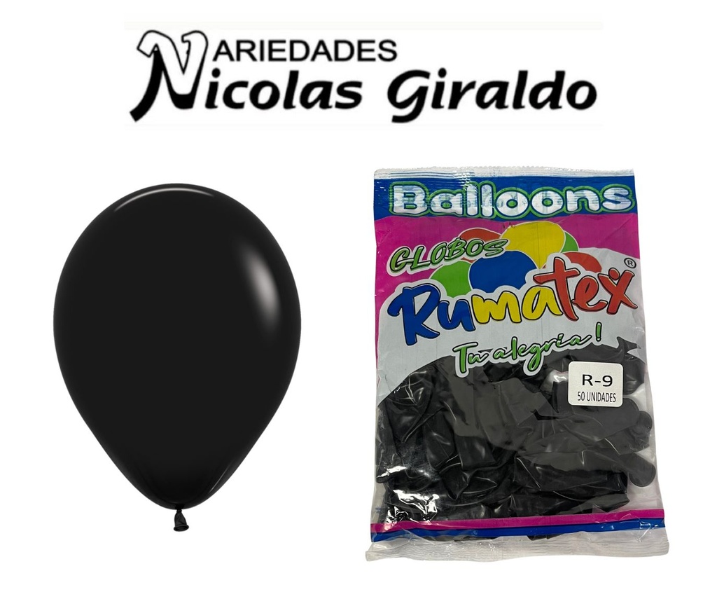 [844895] Bomba ballons r9x50 negra