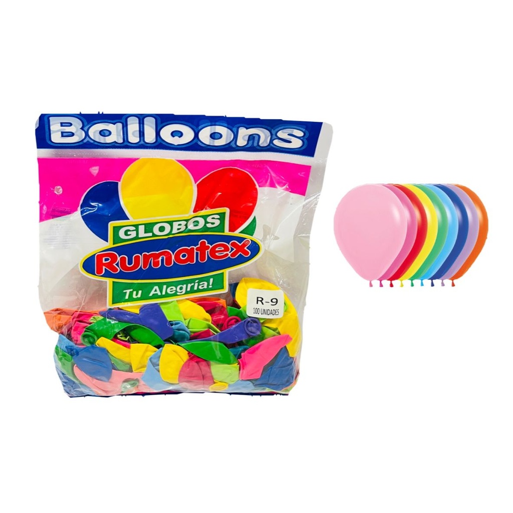 Bomba ballons r9x100 surtida