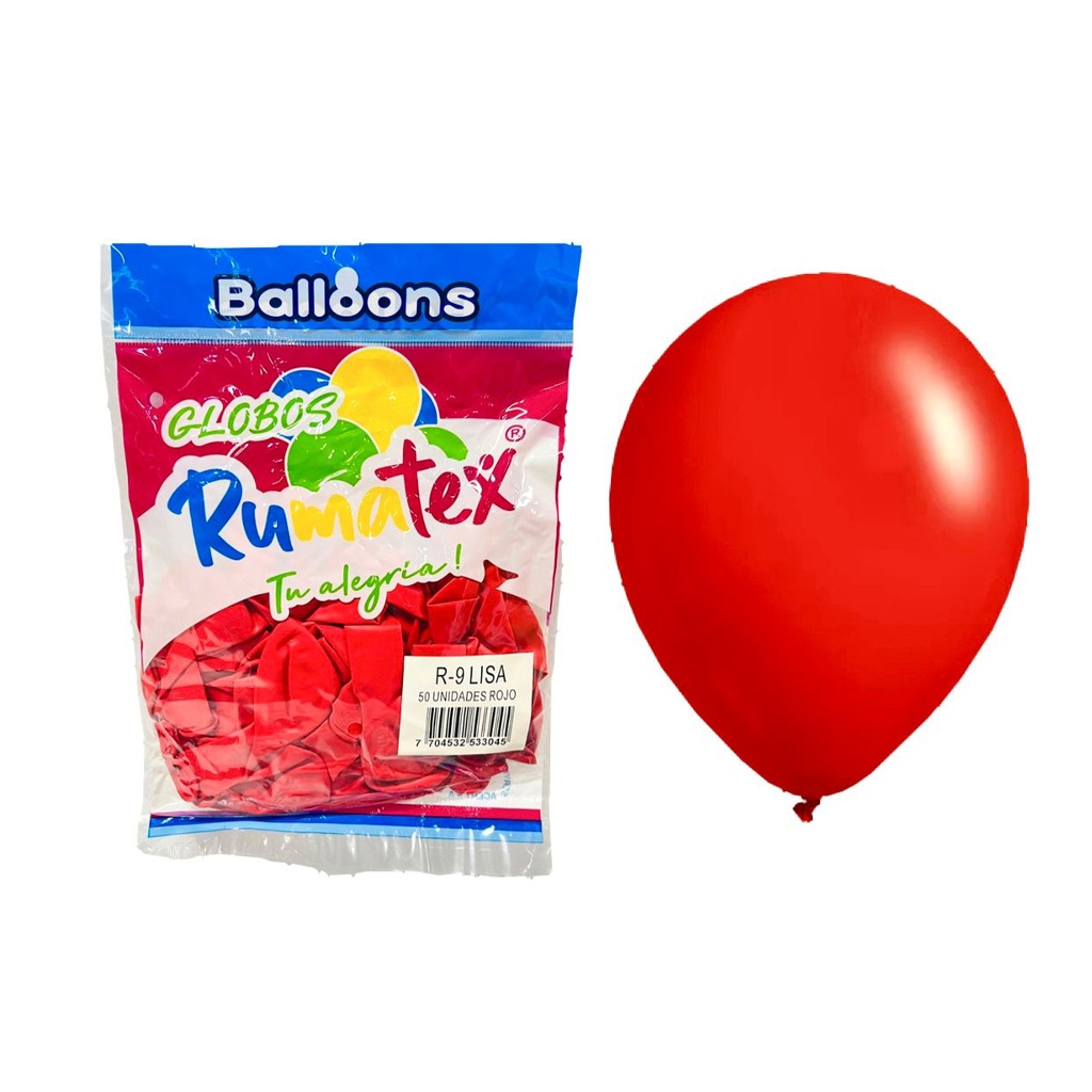 Bomba ballons r9x50 roja