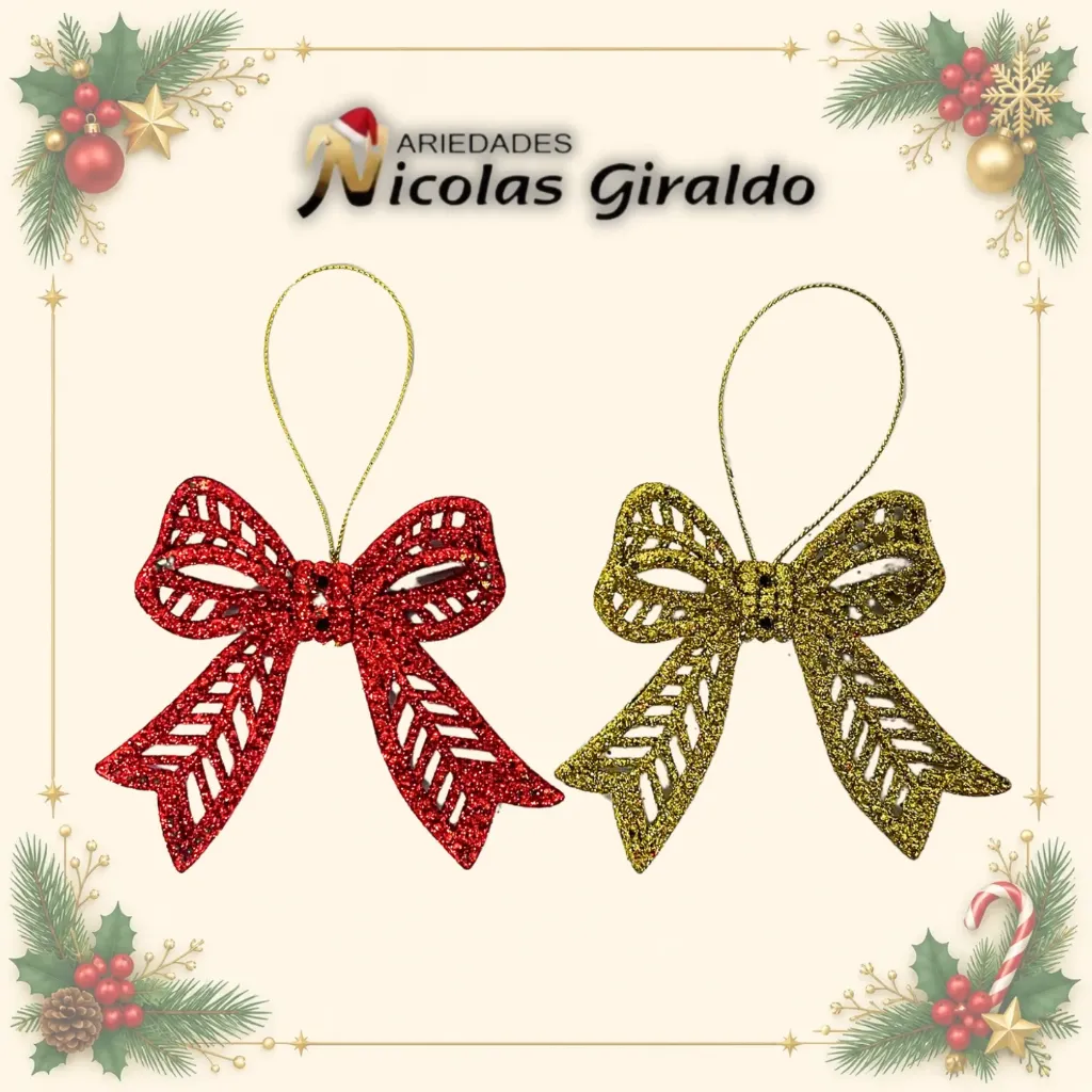 [A1667] ADORNO NAVIDAD MOÑO MIRELLA BOLSA X2