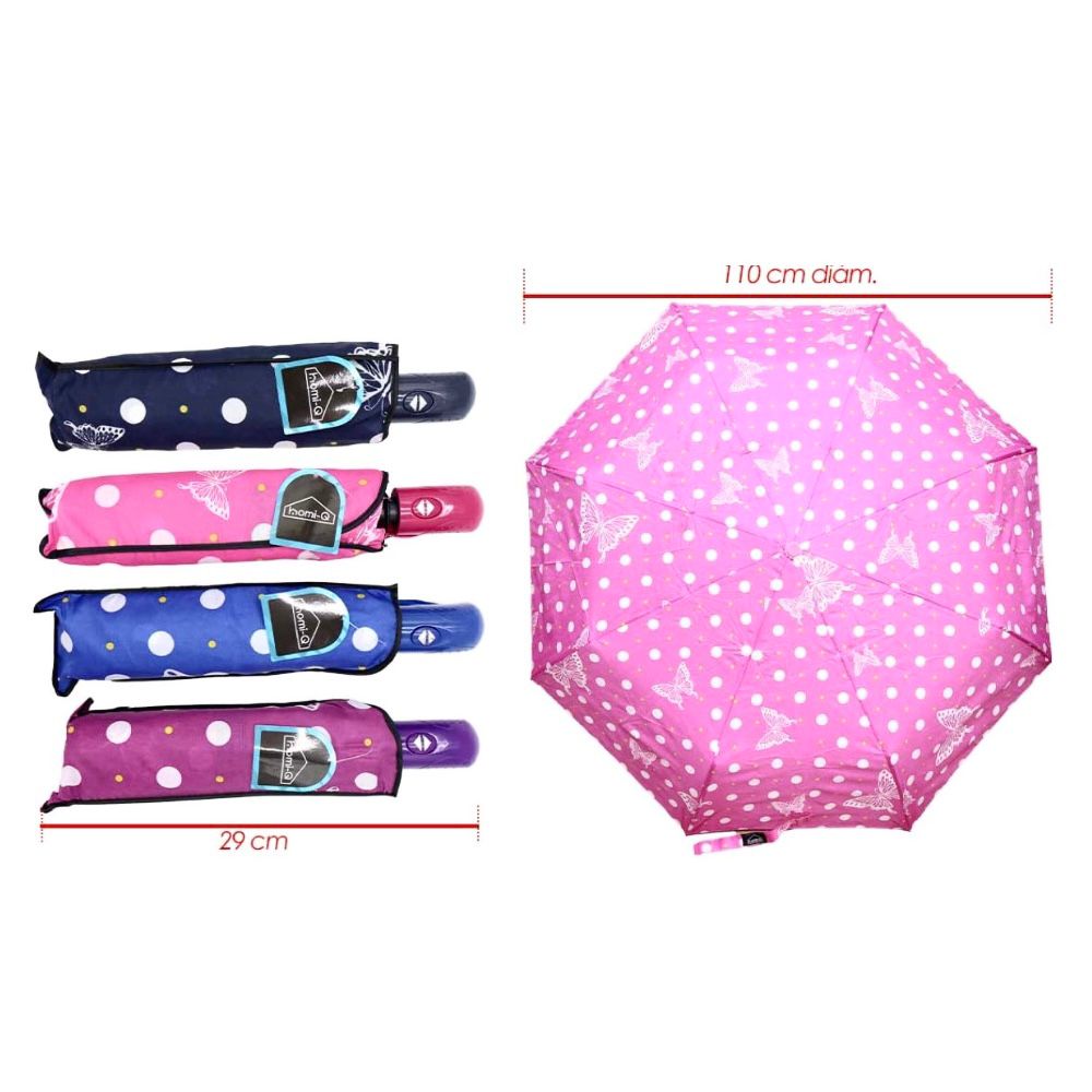 Sombrilla dama automatica homi-q sin filtro estampada