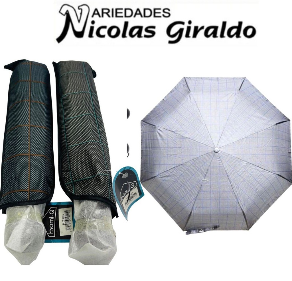 Sombrilla dama automatica homi-q sin filtro cuadros