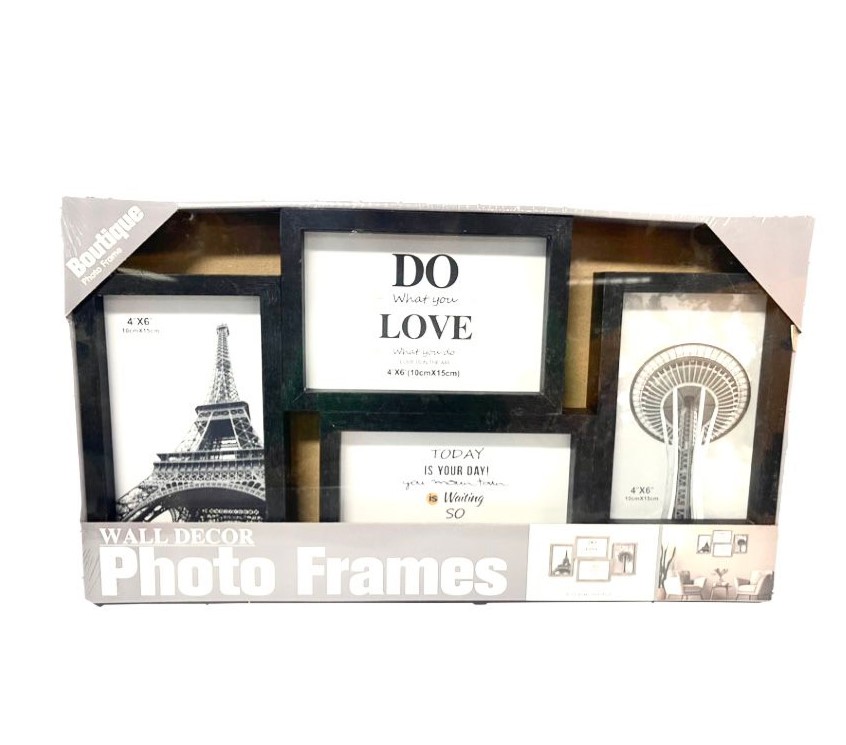 Porta retrato cuadrado x4 mediano