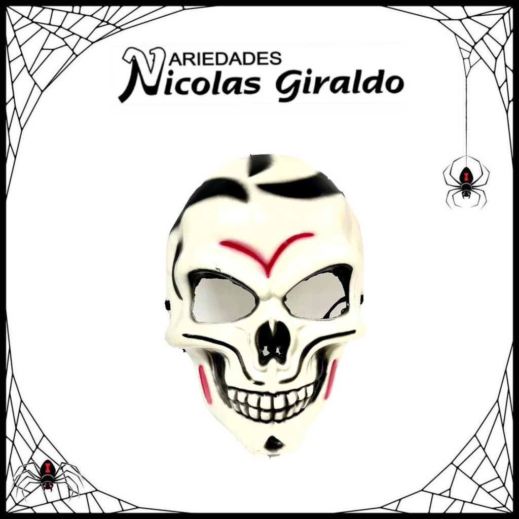 @Mascara halloween calavera 