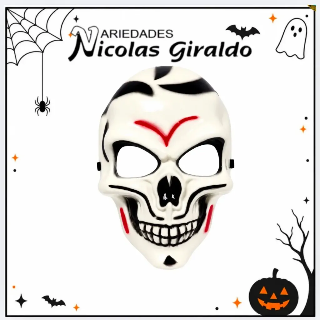 [25WJ-219] @Mascara halloween calavera 