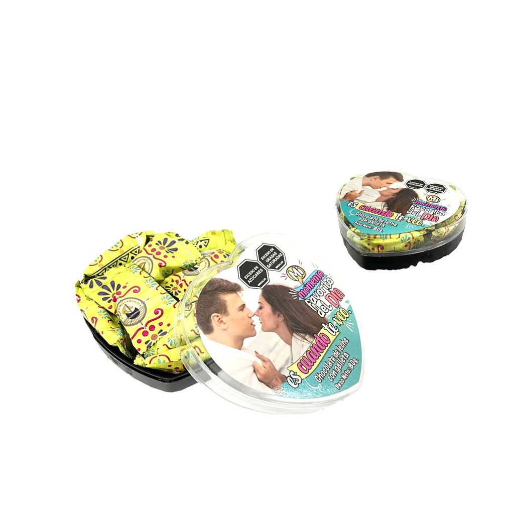 Chocolate emanuel corazon grande 80 g