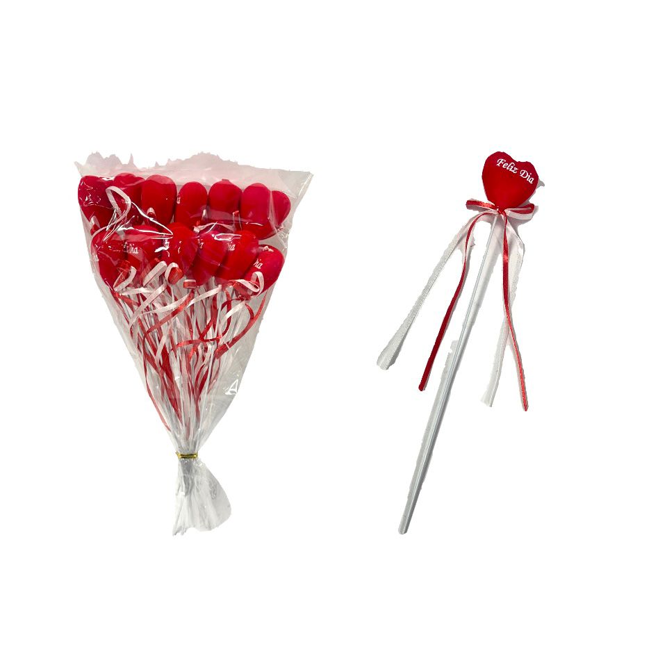 Corazon feliz dia para ancheta mini pqt x12