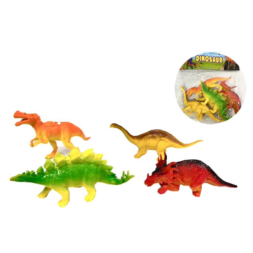 Animal dinosaurio pequeño bolsa x4