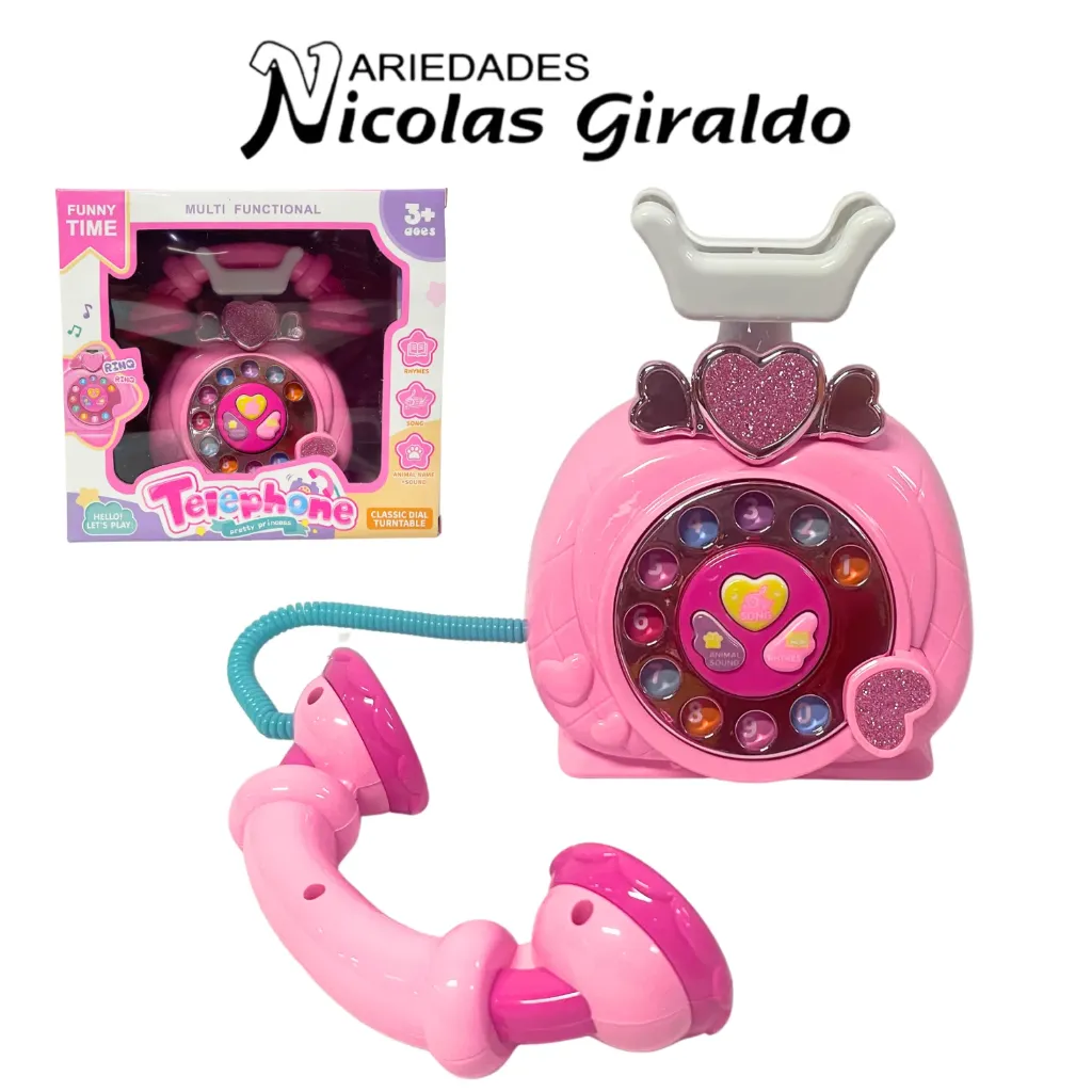 Telefono infantil fino en caja 