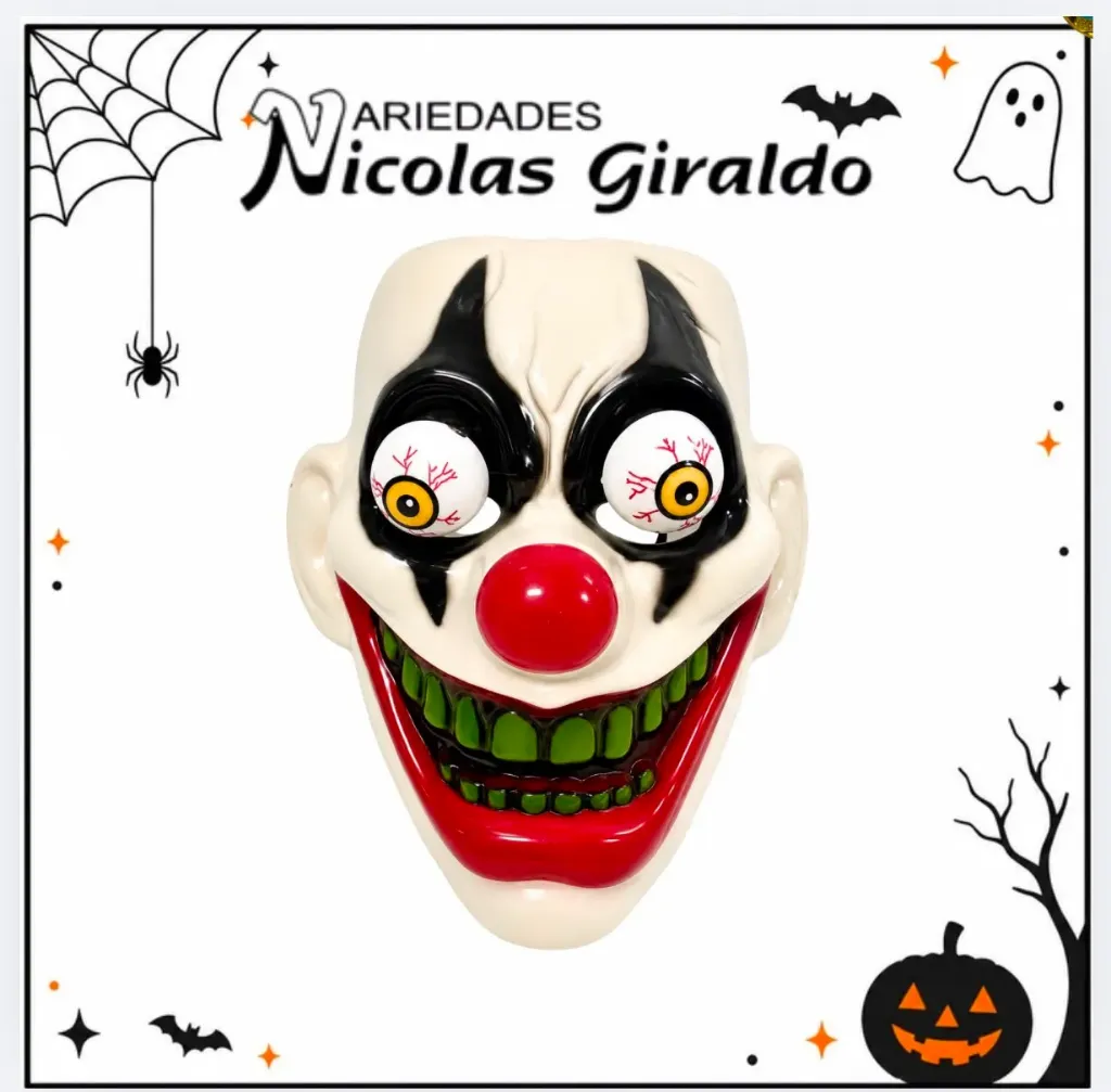 [DK516] @Mascara halloween payaso ojos