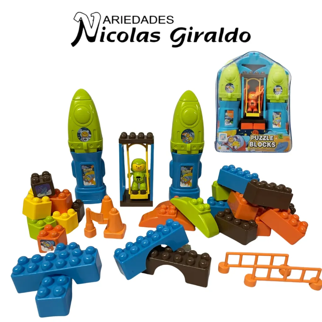 [CA3161] Armatodo maleta cohetes x44 piezas