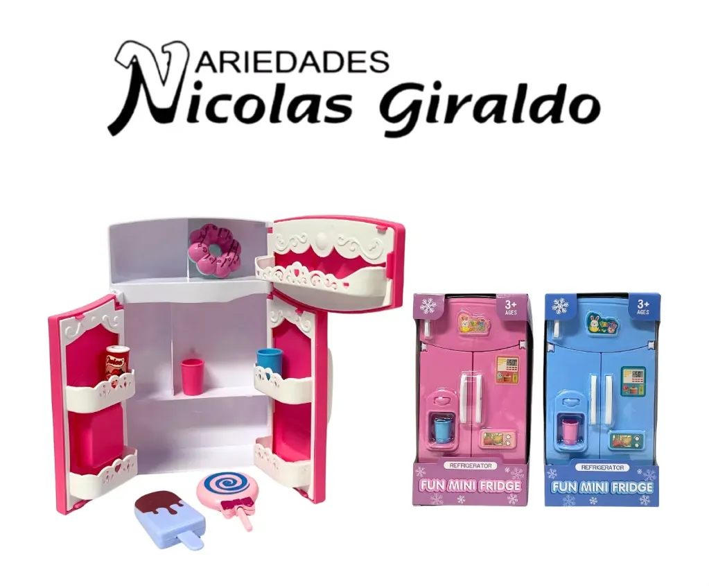 Juguete nevera con accesorios 