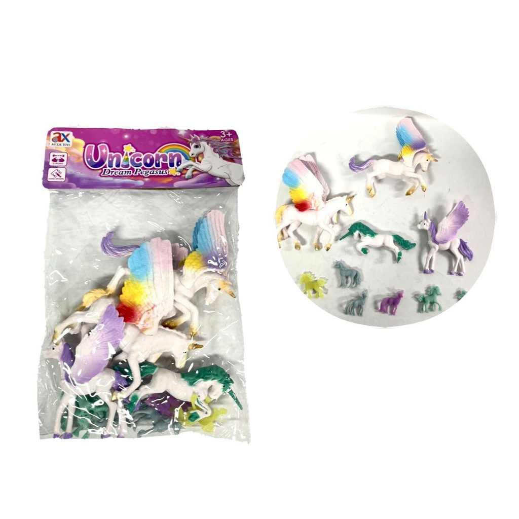 Unicornio bolsa grande surtido 