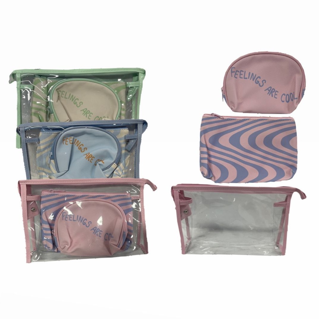 Cosmetiquera dama x3  