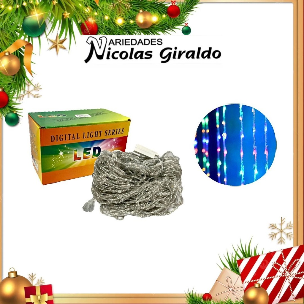 @INSTALACION CASCADA X960L MULTICOLOR 10MTS X 2MTS  