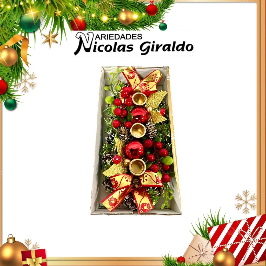 @CANDELABRO NAVIDEÑO X3 