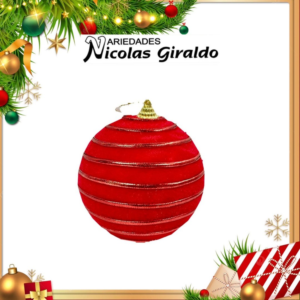 [AL026-215] @BOLA NAVIDEÑA GRANDE X1 GAMUSA 