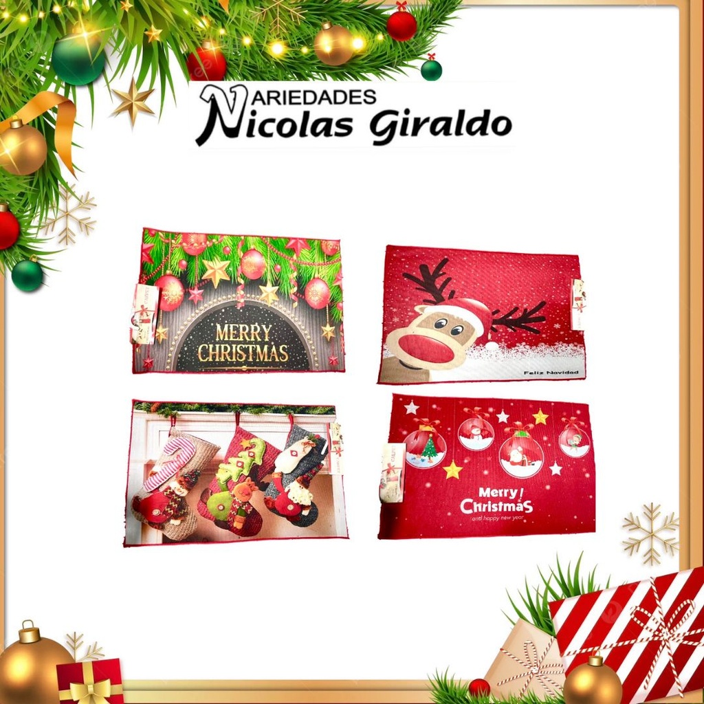 (19W-1)TAPETE NAVIDEÑO DE PISO  