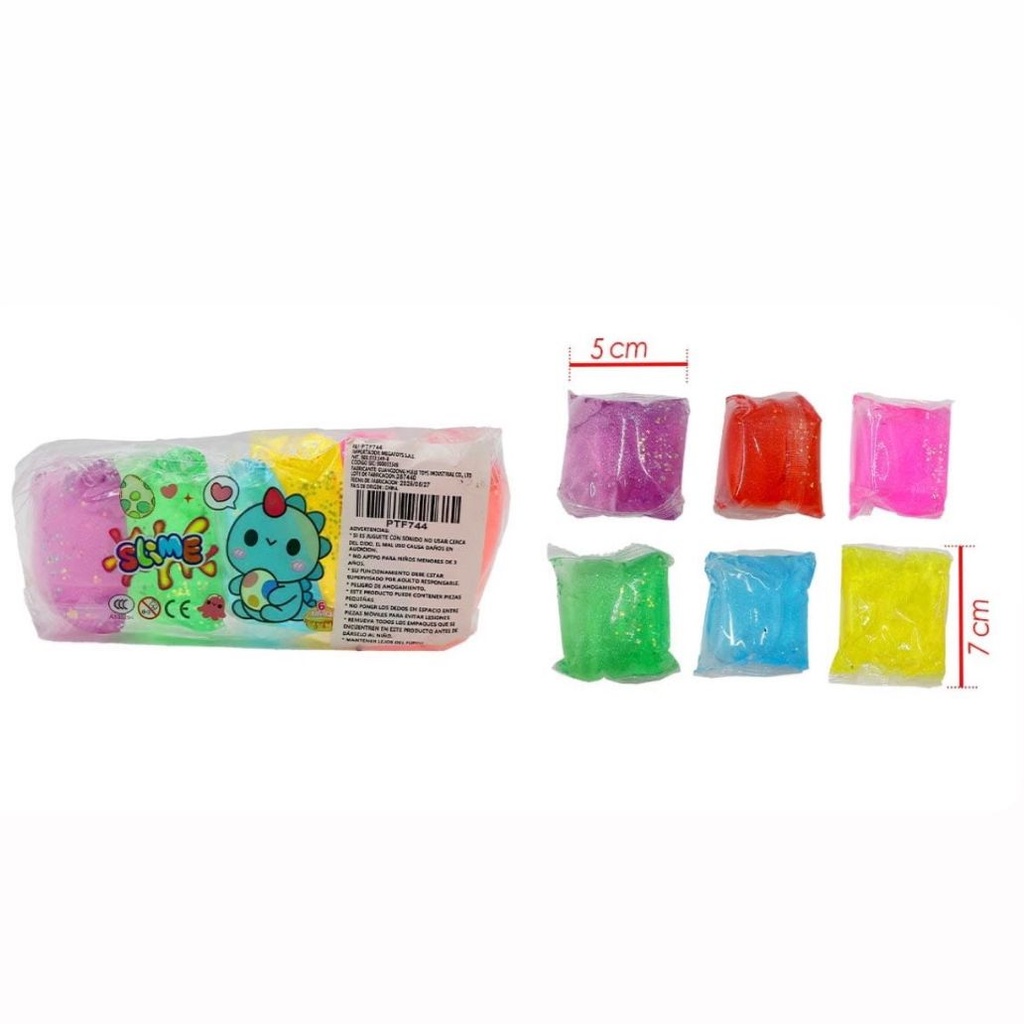 Slime bolsa mini  PQT X6   