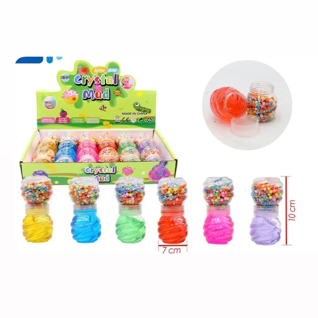 Slime mini doble con icopor caja X12