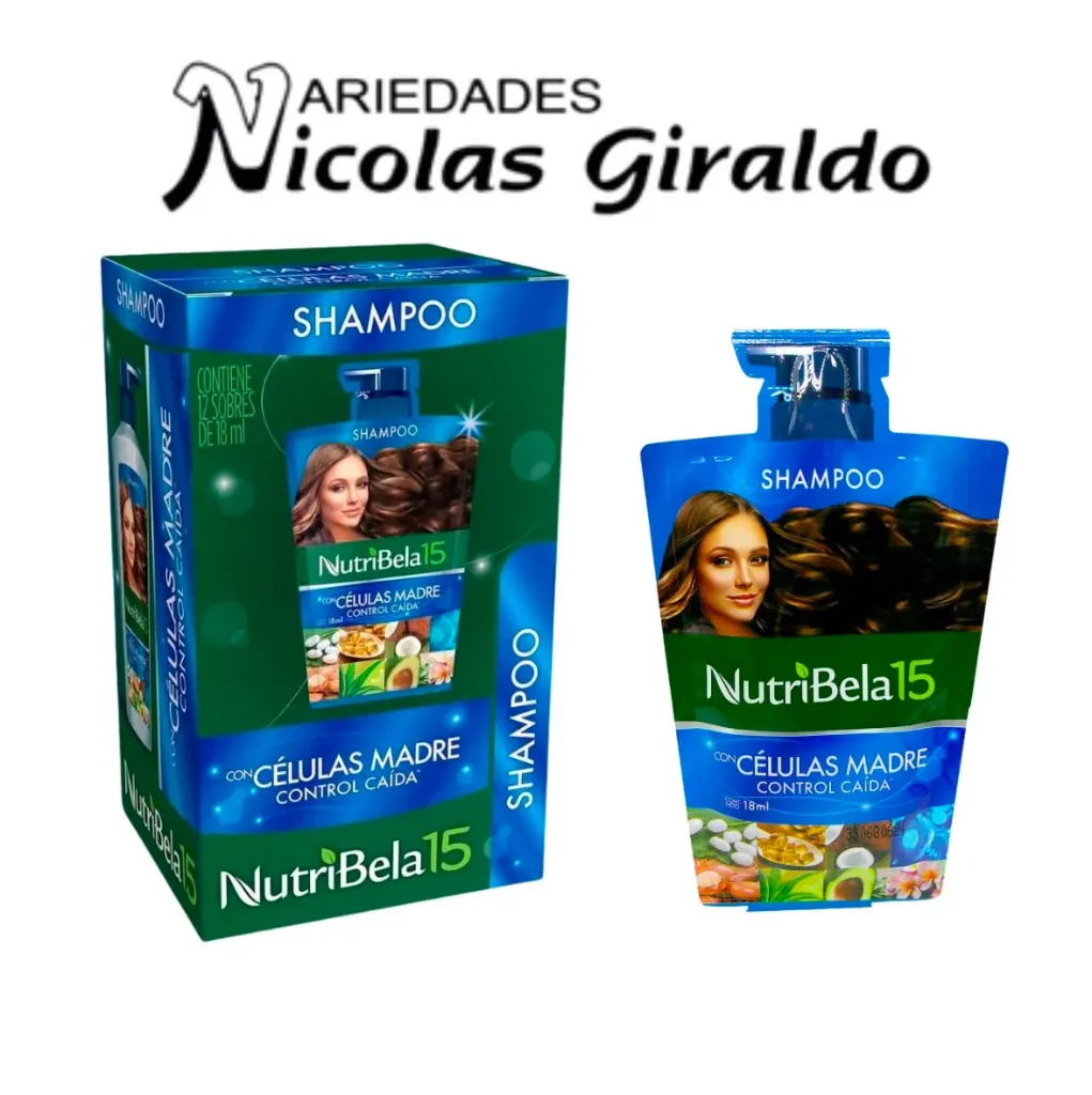 [21500011] Shampoo nutribela celula madre (azul) sobre x12 